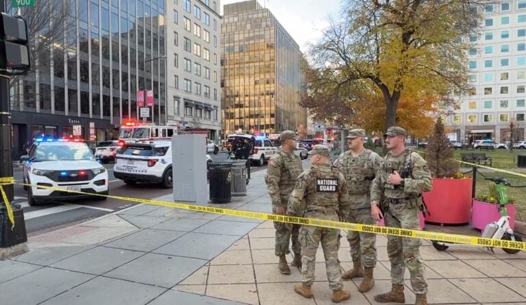 White House on ‘lockdown’ as two national guard members shot