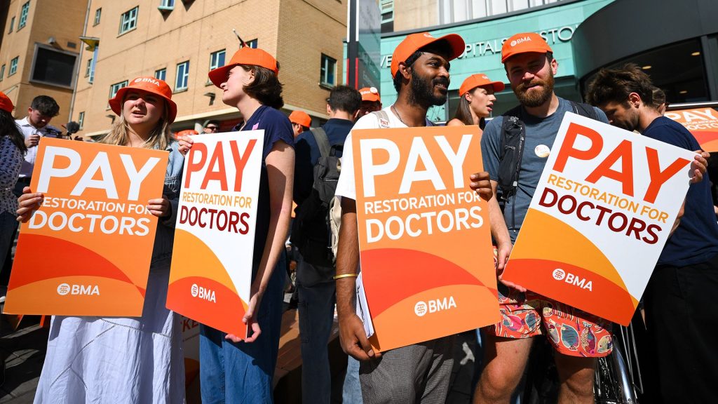 UK doctors begin five-day strike over pay, training shortages