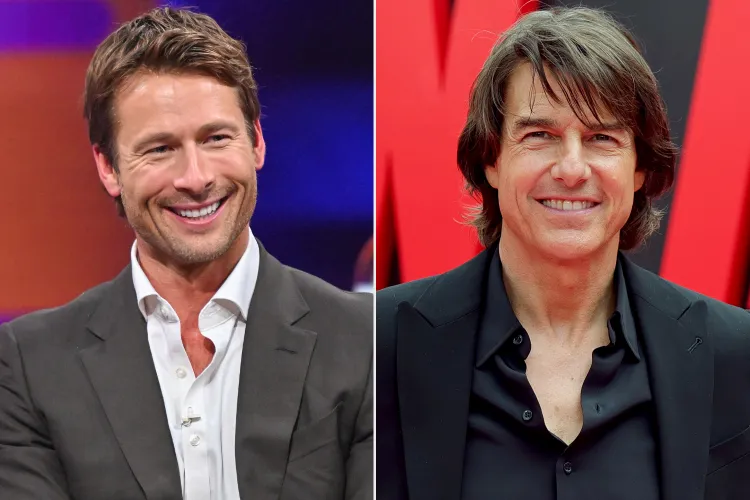 Glen Powell says Tom Cruise gave him stunt survival lessons