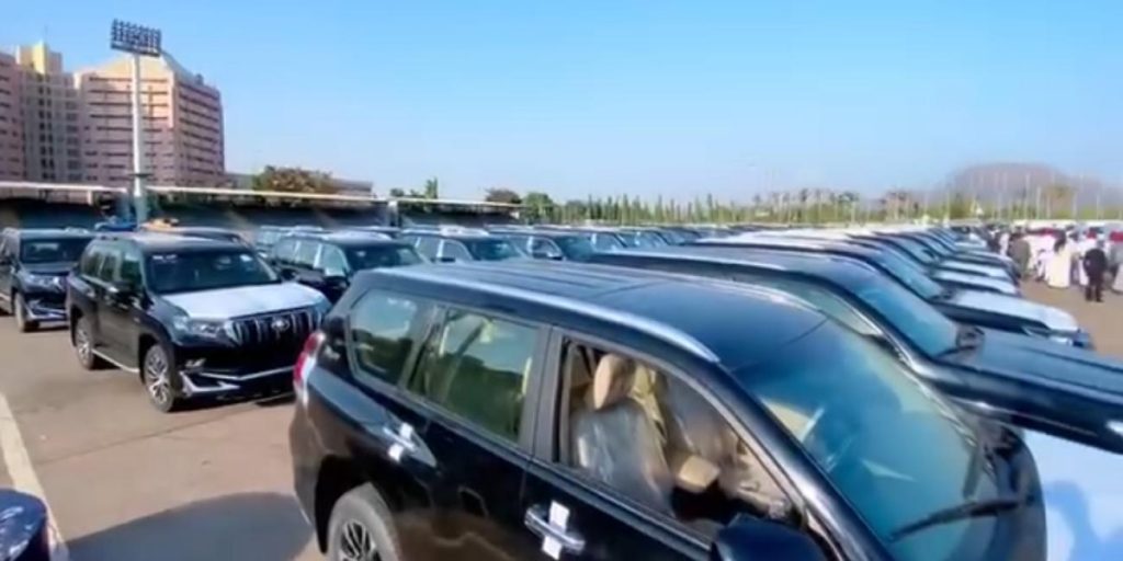 Tinubu distributes campaign vehicles to states amid rising insecurity