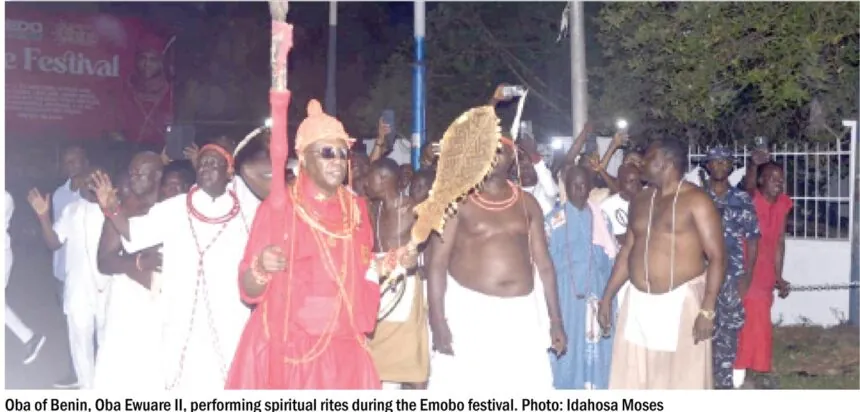 Oba of Benin unleashes spiritual power against evil forces…