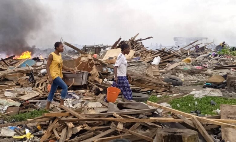 “We’re not animals” – Demolition victims appeal to Lagos govt.