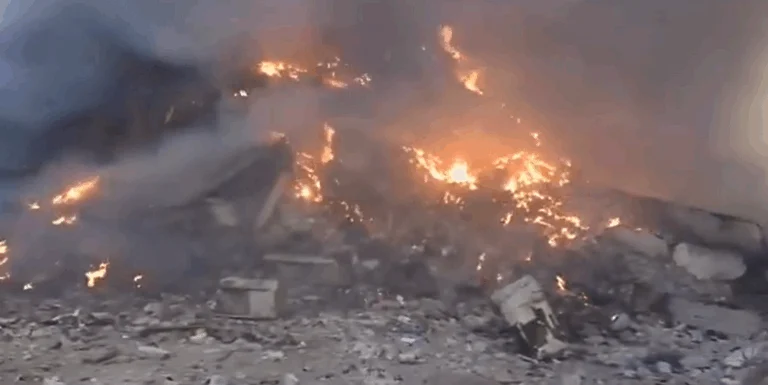 Fire rages at 22-storey Lagos building on Christmas morning