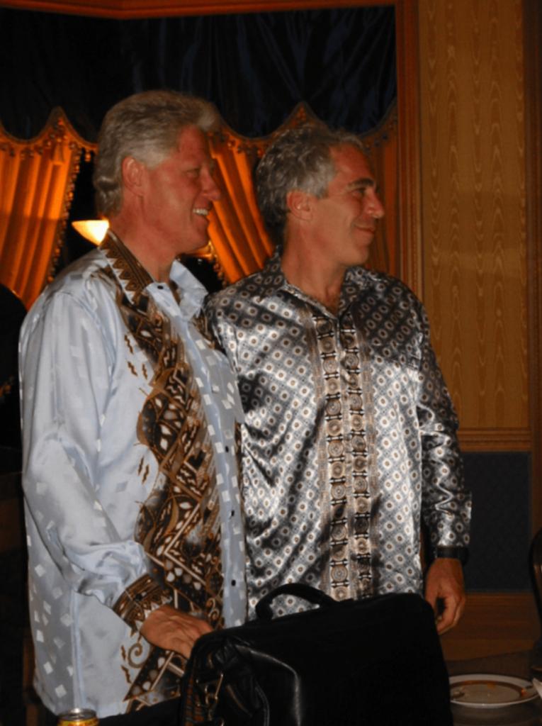 Trump condemns release of ‘embarrassing’ Clinton photos with Epstein. Trump condemns release of ‘embarrassing’ Clinton photos with Epstein.