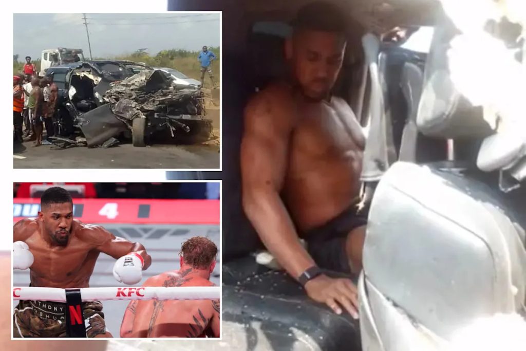Driver in Anthony Joshua crash may be prosecuted for reckless driving — Source