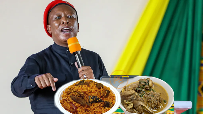 Visa ban: I prefer Nigeria’s jollof rice, goat meat pepper soup to Trump’s U.S. burger: Julius Malema