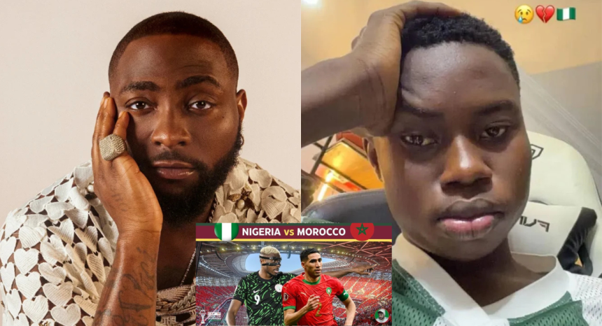 Davido, Peller lose ,000 combined after super eagles’ AFCON exit