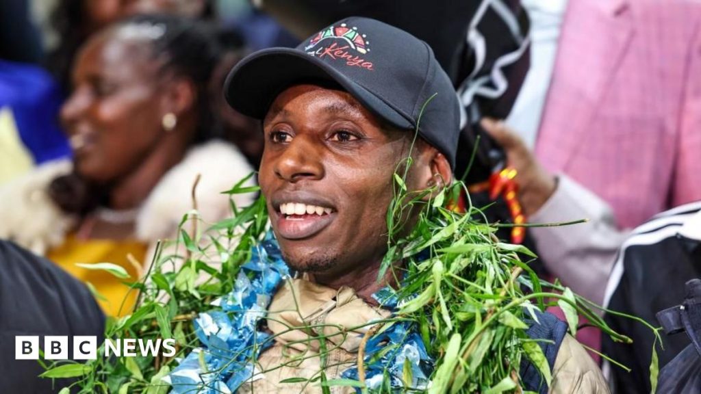 Kenya welcomes home marathon hero Sawe after historic sub-two-hour run