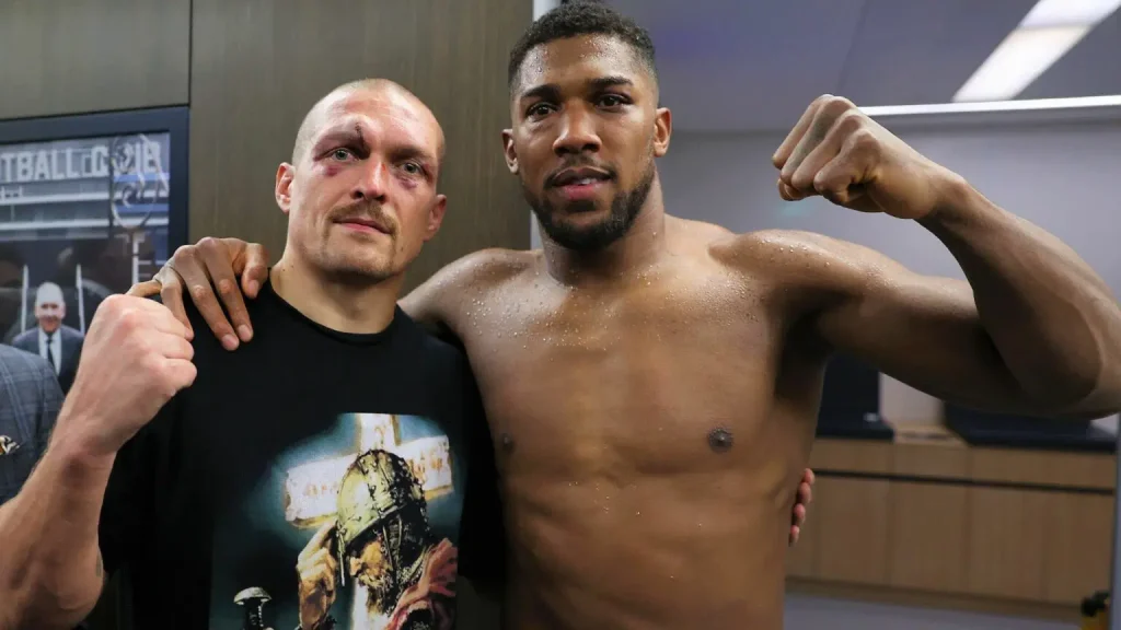 Anthony Joshua resumes training with old rival Usyk