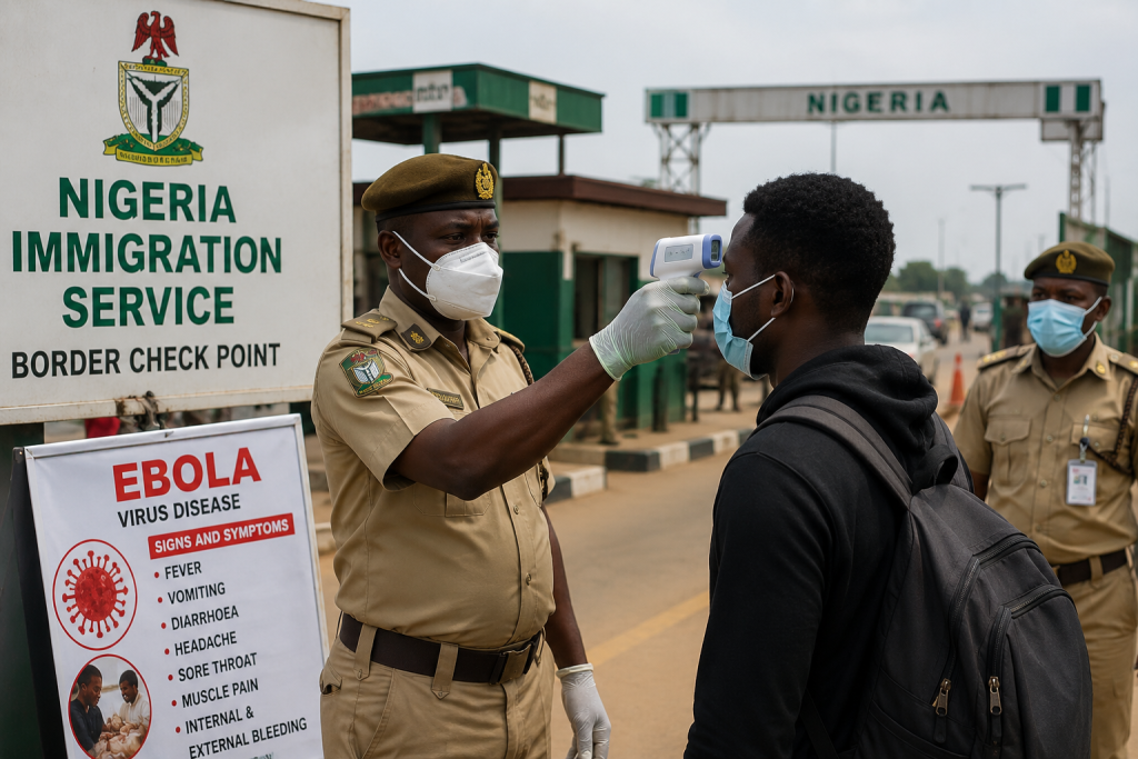 Ebola won’t slip through borders, Nigeria Immigration Service says Ebola won’t slip through borders, Nigeria Immigration Service says