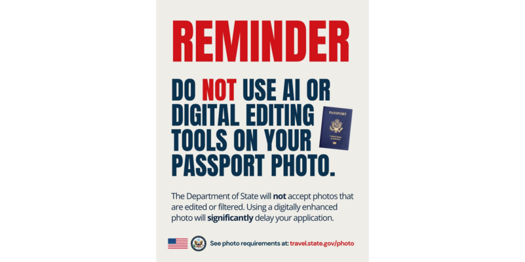 US government warns visa applicants against use of AI-edited photos, other filtered images