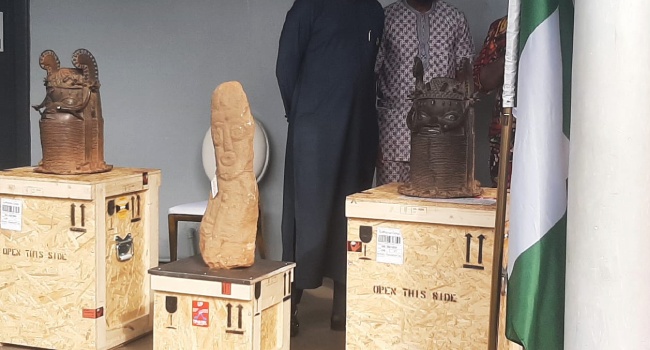 Switzerland returns 18 looted Benin artefacts to Nigeria