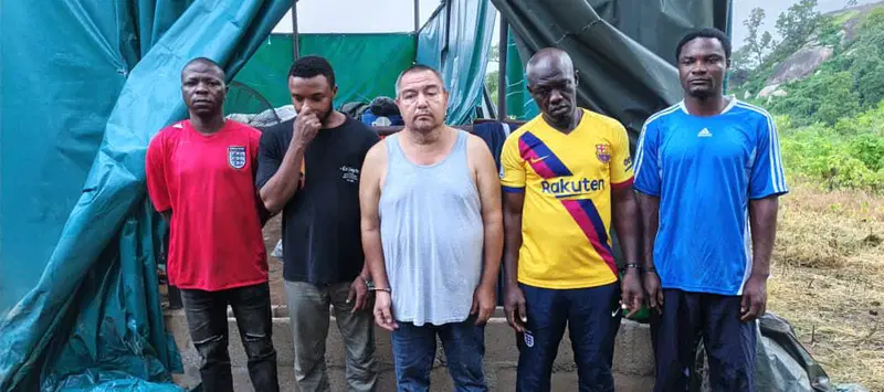 NDLEA raids forest meth lab in Oyo, nabs Mexican, four others NDLEA raids forest meth lab in Oyo, nabs Mexican, four others
