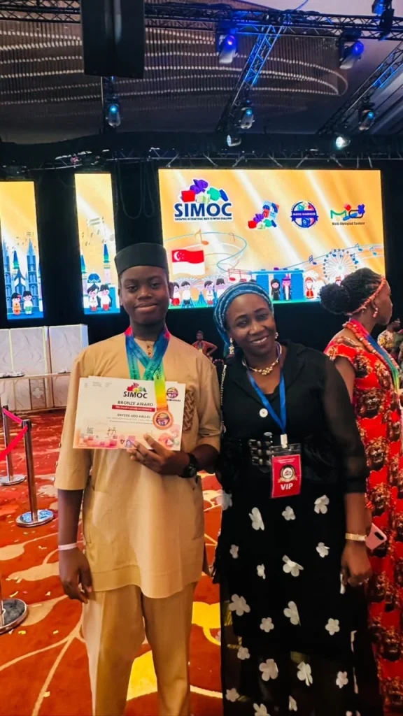 Nigerian students shine at 2026 Singapore Math Olympiad, win gold