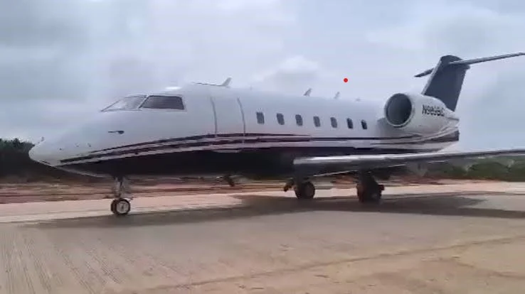 NSIB explains why private jet landed on Asaba road NSIB explains why private jet landed on Asaba road