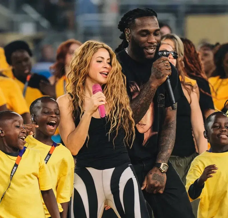 Burna Boy and Shakira’s ‘Dai Dai’ breaks record as highest-charting FIFA World Cup song
