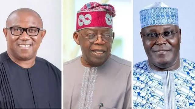 INEC publishes Tinubu, Atiku, Peter Obi’s credentials